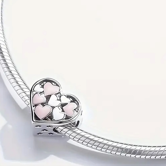 Heart Charm for European Style Bracelets Multi  Fits Pandora Systems#1 - Picture 2 of 5
